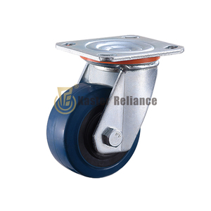 Swivel Heavy-duty Caster Elastic- Rubber Wheel