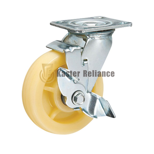 Side Brake Heavy-duty Caster Nylon Wheel