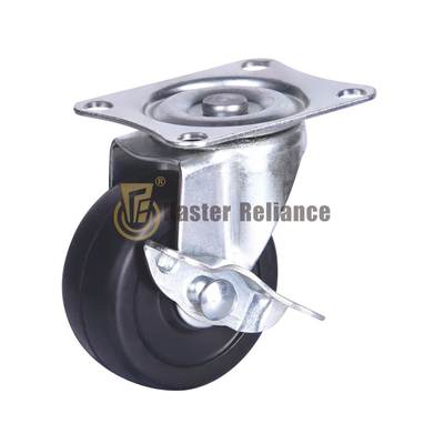 Light PP furniture side brake caster