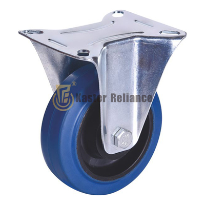 Rigid Industrial Rubber wheel Caster