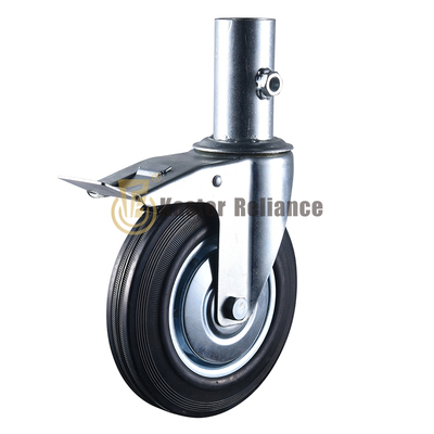 Hollow-tube Regular Rubber wheel Industrial Caster
