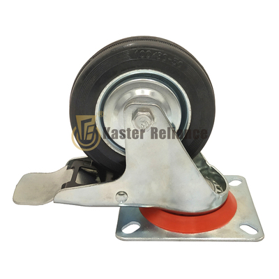 4inch brake caster