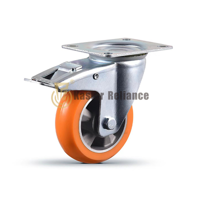 Aluminum-core PU Wheel Swivel (Round)