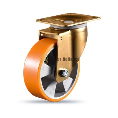 Aluminum-core Pu wheel GarbageBin Swivel Caster